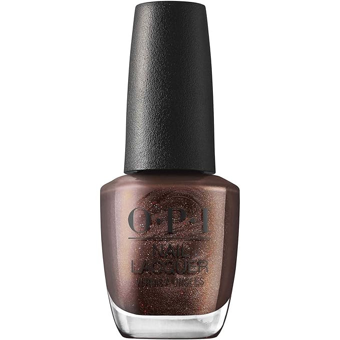 OPI Nail Lacquer, Opaque Pearl Finish Brown Nail Polish, Up to 7 Days of Wear, Chip Resistant & F... | Amazon (US)