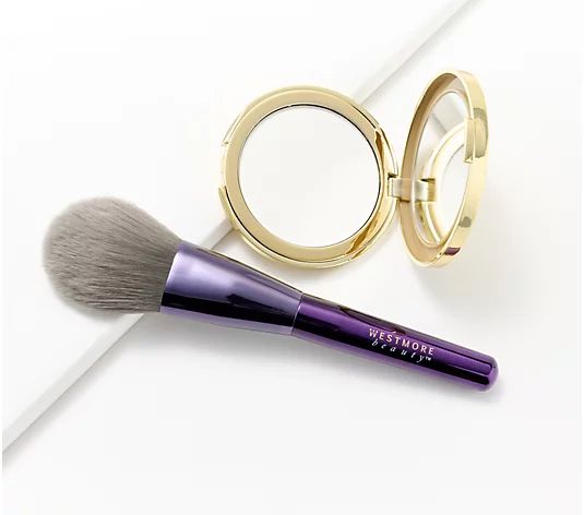 Westmore Beauty 3-in-1 Finishing Powder with Charcoal Brush | QVC