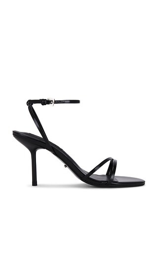 Mariah Sandal in Black Hi Shine | Revolve Clothing (Global)