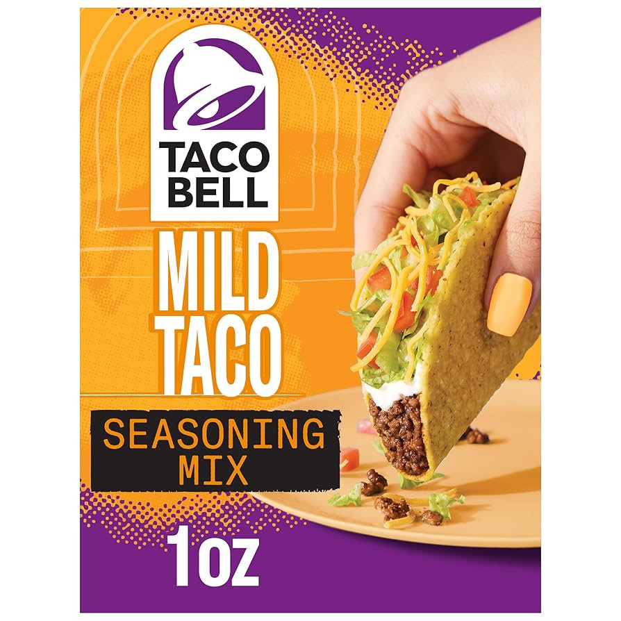 Taco Bell Mild Taco Seasoning Mix (1 oz Packet) | Amazon (US)
