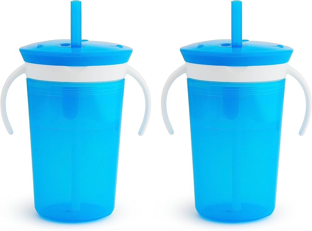 Munchkin® SnackCatch & Sip 2-in-1 Snack Catcher and 2 Piece Spill-Proof Cup, Blue | Amazon (US)