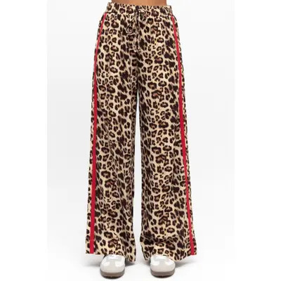 Label of Love Leopard Sporty Pant at Nordstrom, Size Medium | Nordstrom