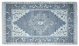 Timbergirl Kilim Blue Wool Handmade 5' x 8' Area Rug, | Amazon (US)