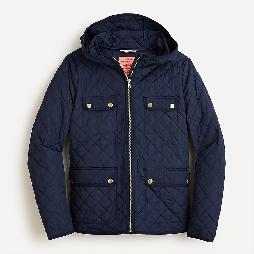 Quilted field jacket with PrimaLoft® | J. Crew US