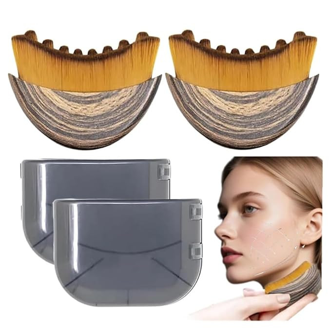 1/2 PCS Lymphatic Contour Face Brush for Sculpting – Anti-Puffiness, Detox & Lift, Improves Ski... | Amazon (US)