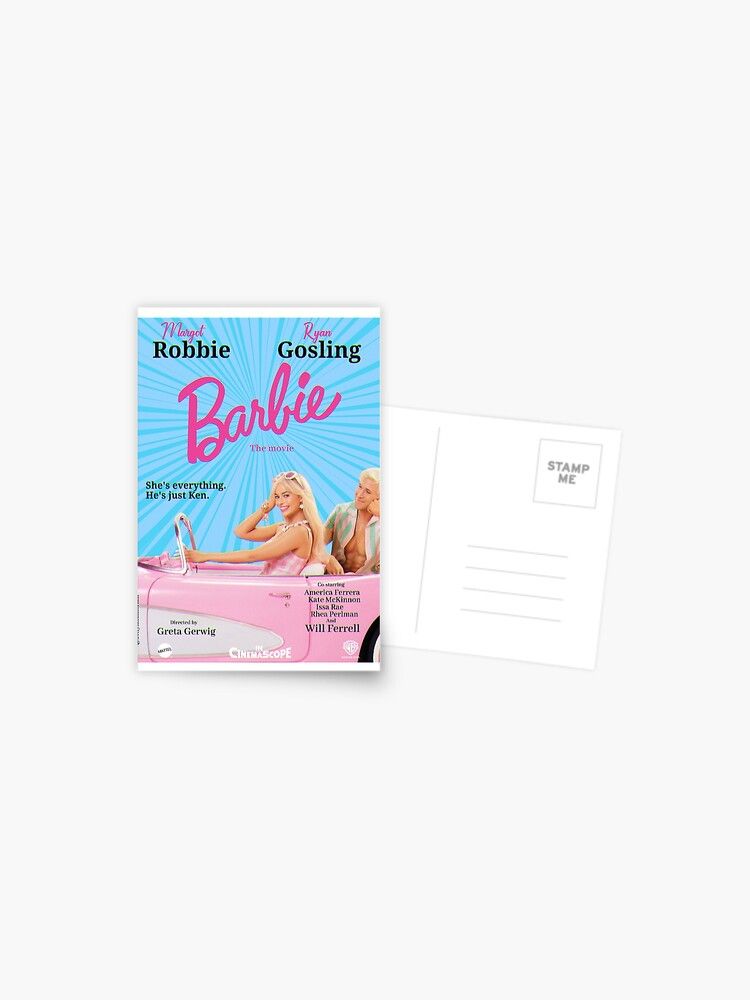"Barbie The Movie - Perfect Day " Postcard for Sale by Dilhermandoart | Redbubble (US)
