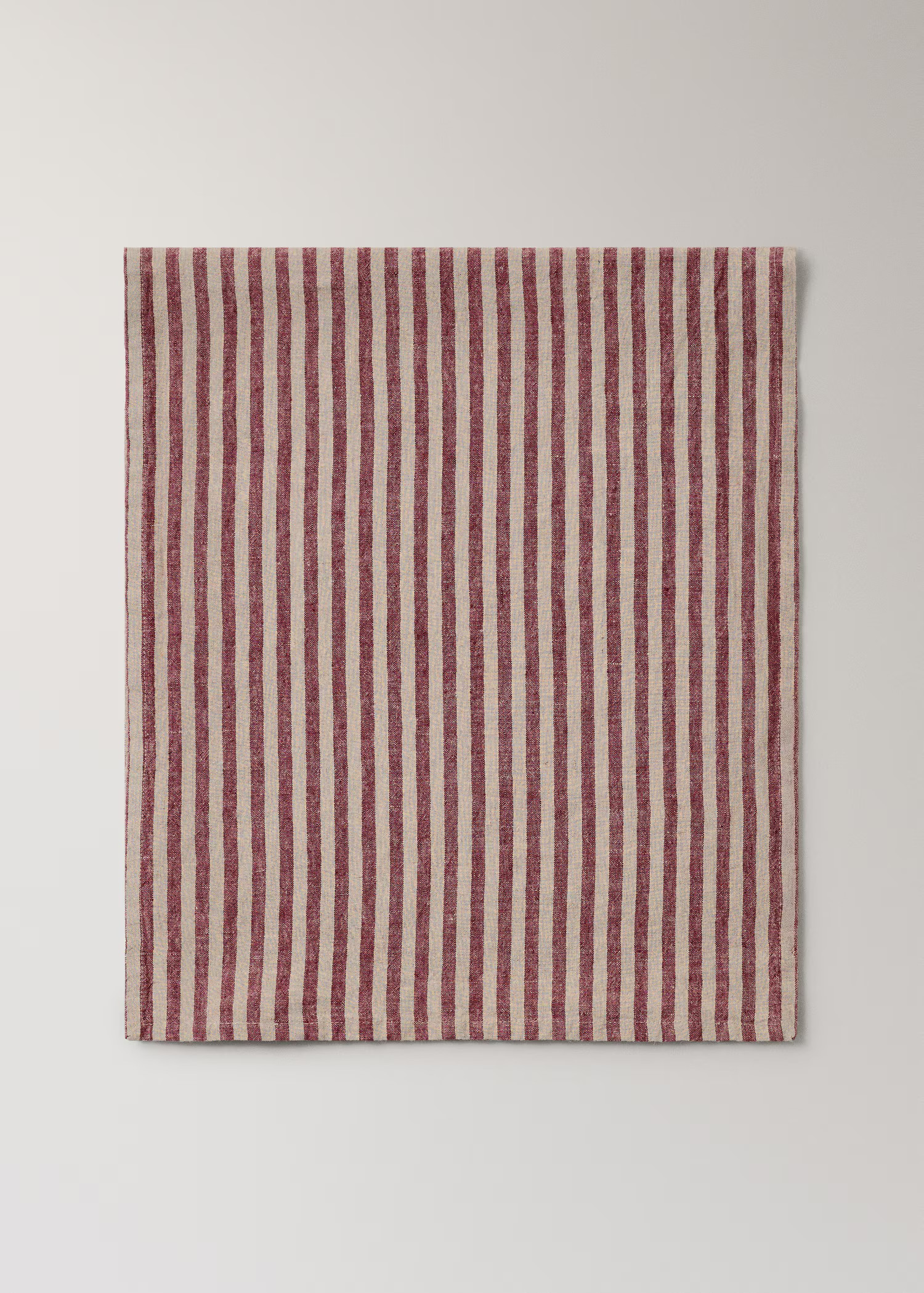 100% linen striped table runner | Mango (US/MX/AU)