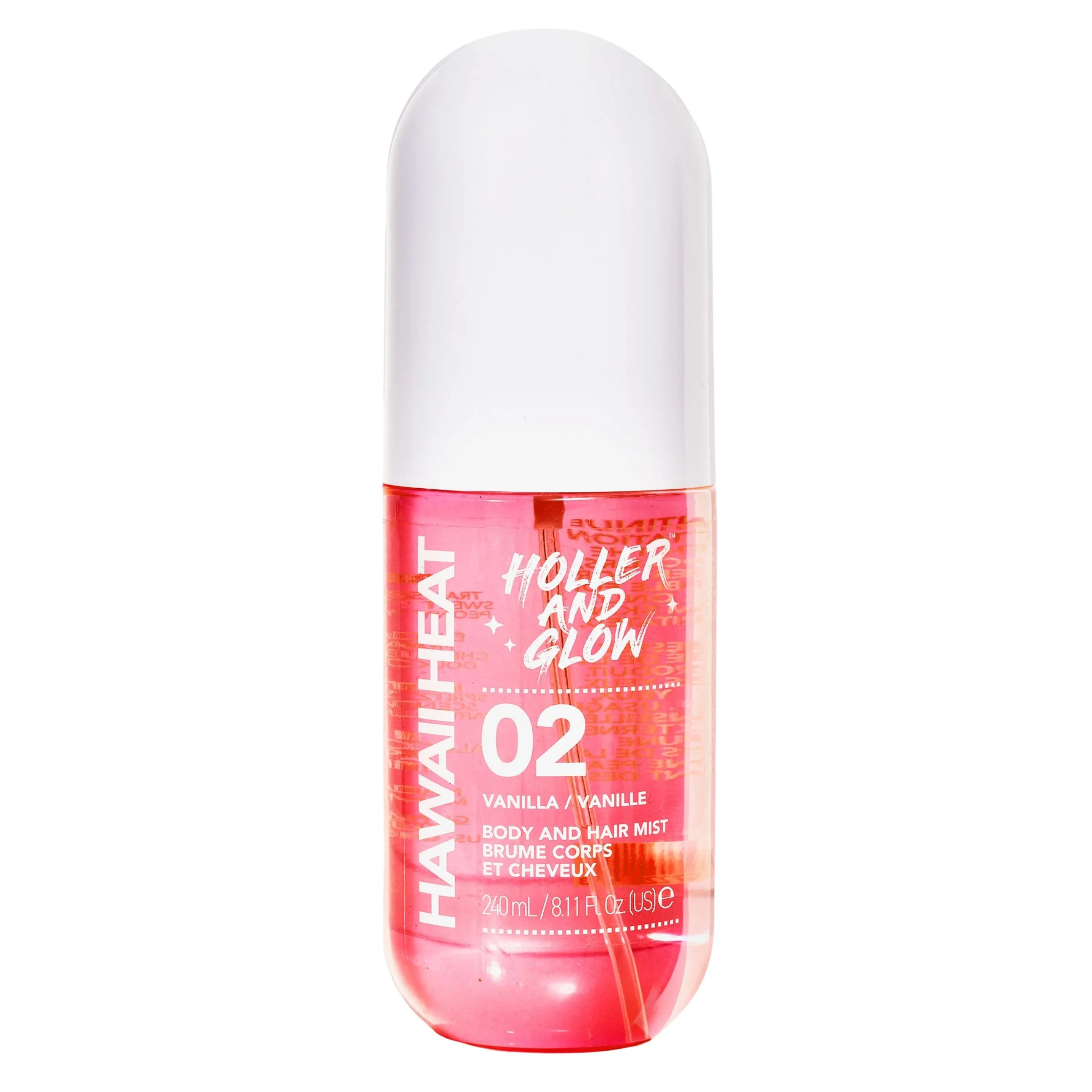Holler and Glow Hawaii Heat Vanilla Body & Hair Mist, 240ml/8.11 fl oz | Walmart (US)