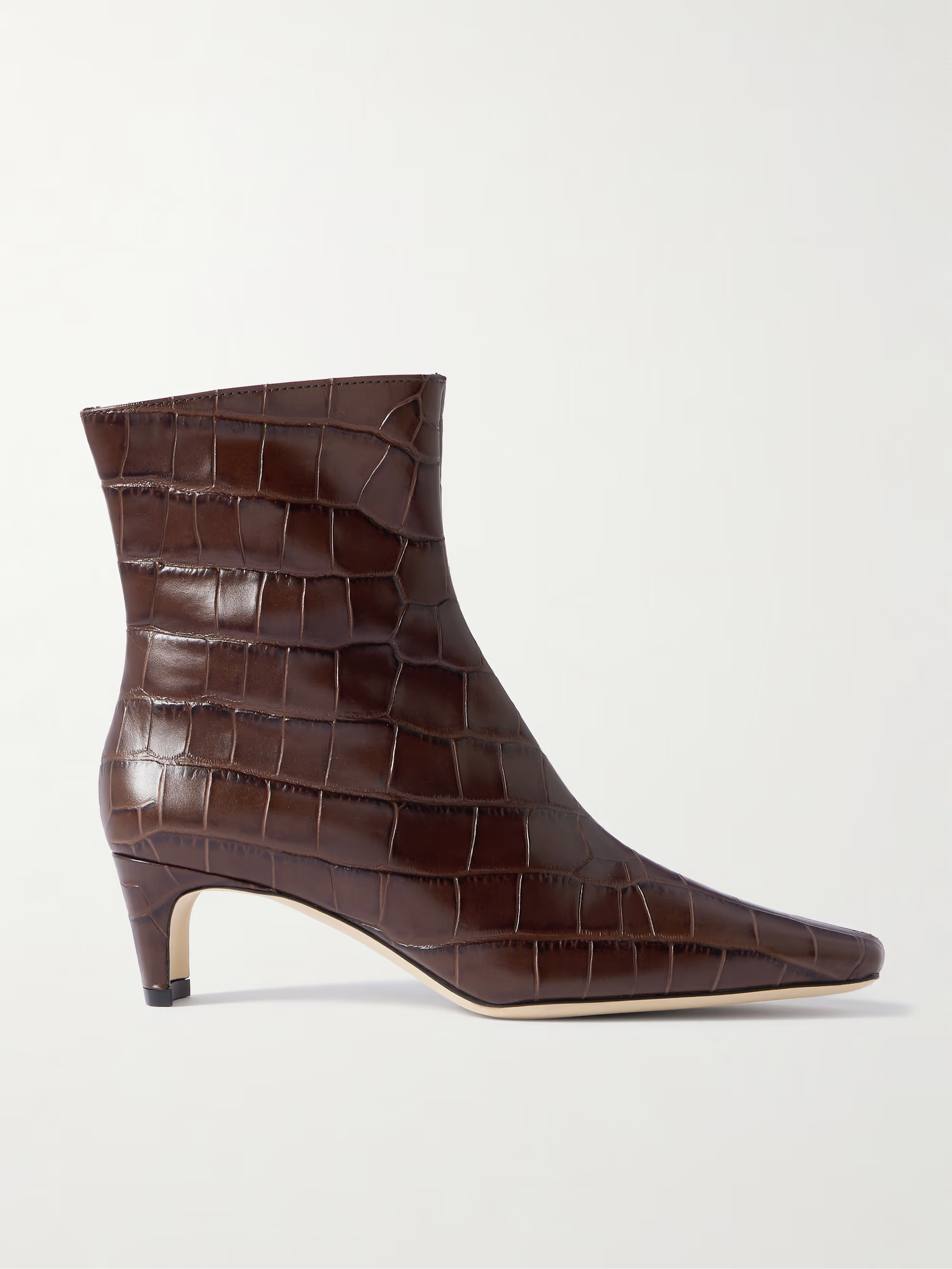 Wally croc-effect leather ankle boots | NET-A-PORTER (US)