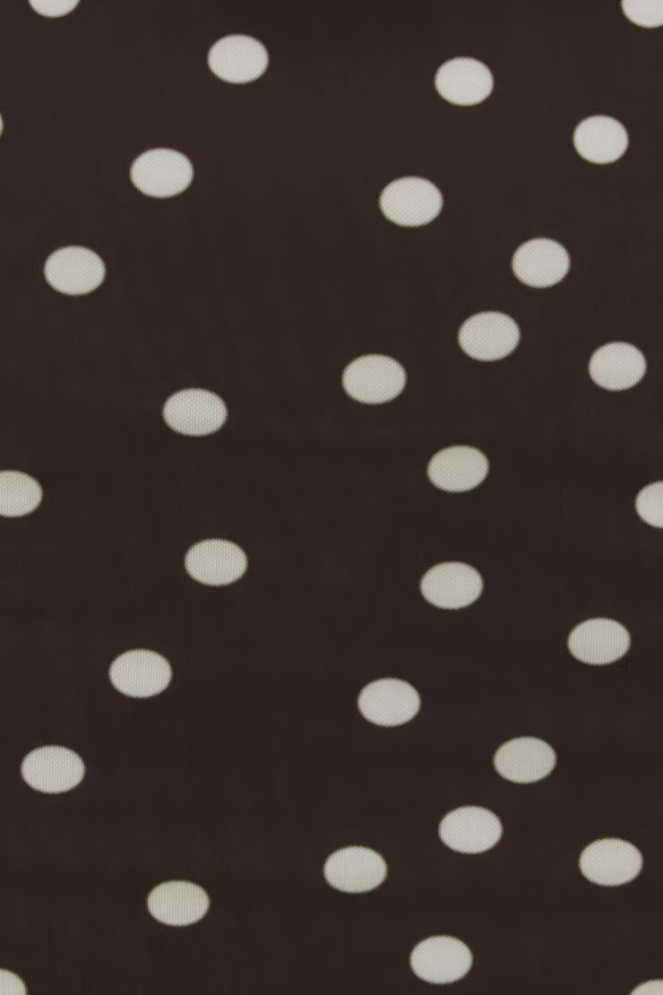 Polka Dot Mesh Maxi Dress | Dynamite Clothing