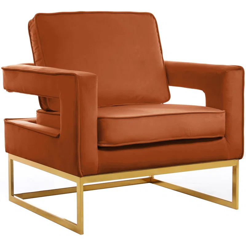 Binghamton 33'' Wide Velvet Armchair | Wayfair North America