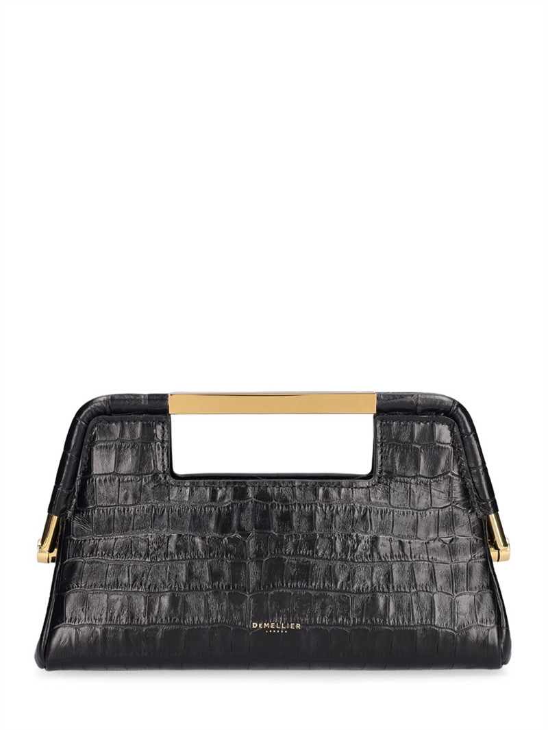 Mini seville embossed leather clutch - DeMellier - Women | Luisaviaroma | Luisaviaroma