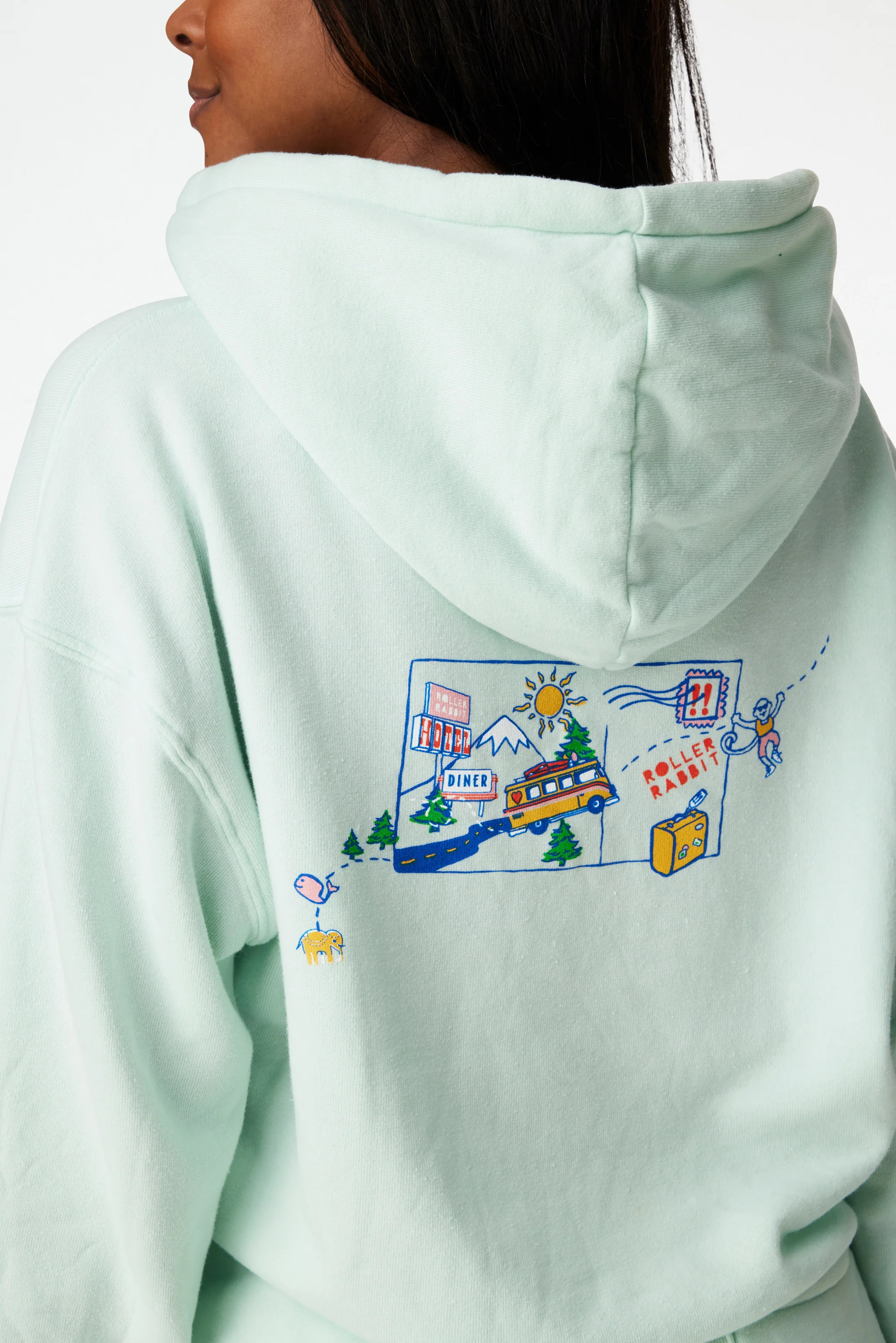 On The Road Monkey Hoodie | Roller Rabbit | Roller Rabbit