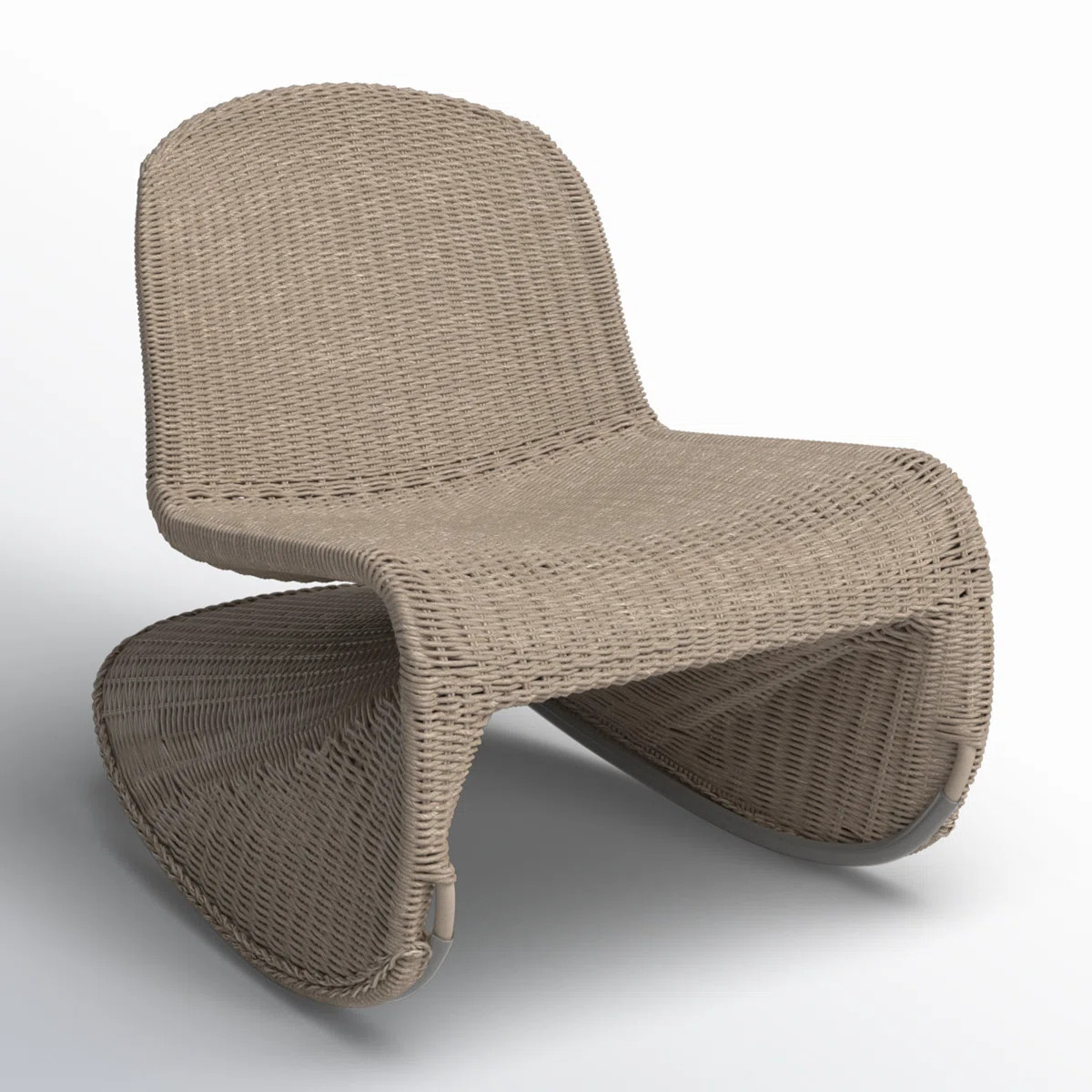 Daughtery Wicker Outdoor Armless Lounge Chair | Wayfair North America