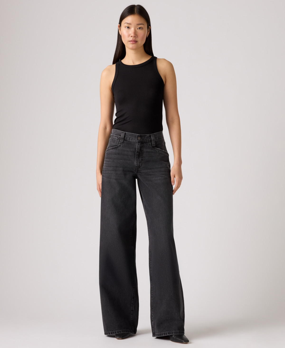Levi's Women's '94 Baggy Wide-Leg Relaxed-Fit Denim Jeans - Wandering | Macy's