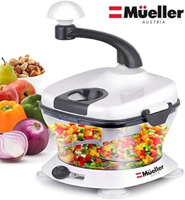 Mueller Ultra Heavy Duty Chopper/Cutter, Fastest, Easiest to Use, Chops Everything, Vegetable, Nu... | Amazon (US)