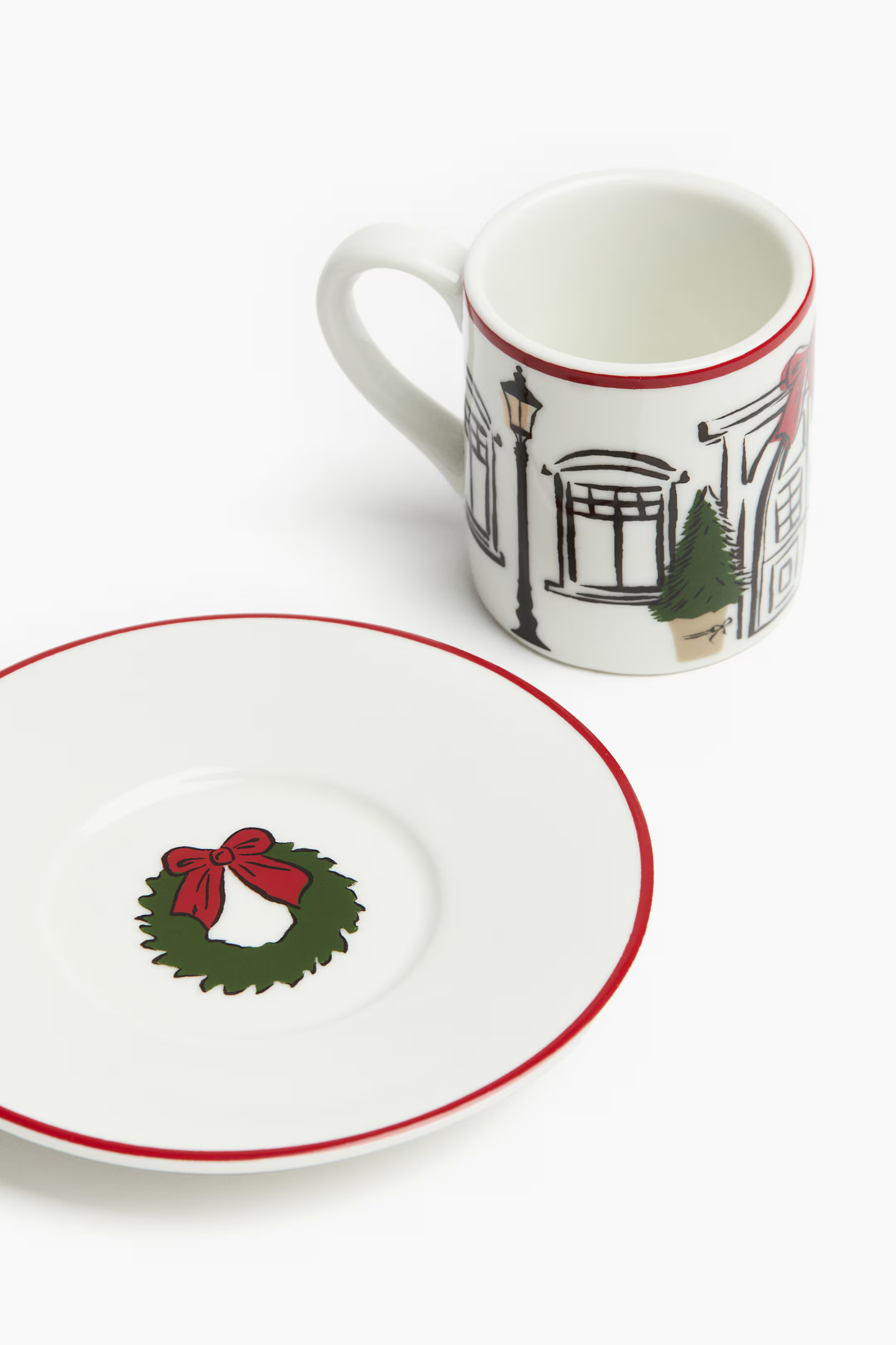 Gift-boxed 2-pack espresso cups & saucers | H&M (UK, MY, IN, SG, PH, TW, HK)