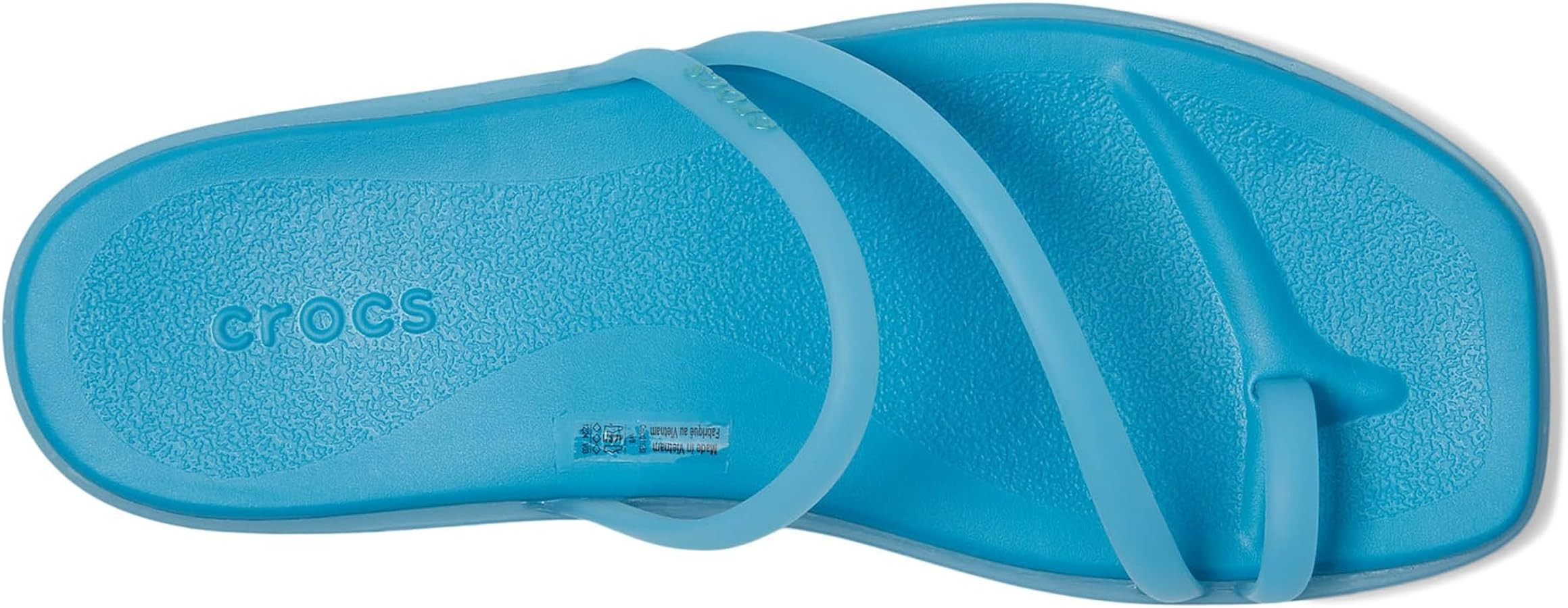 Crocs Women's Miami Toe Loop Sandal Flat | Amazon (US)