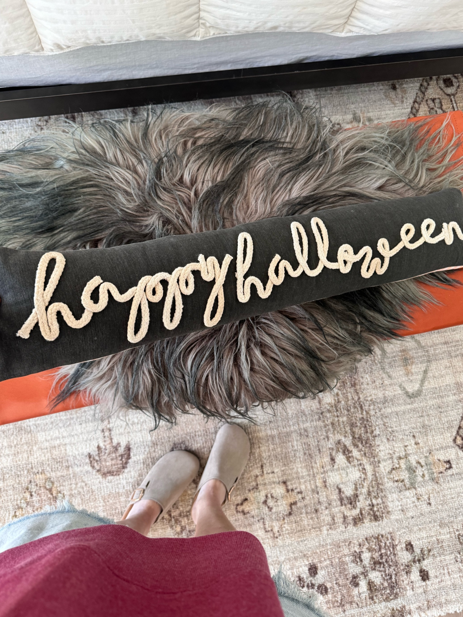 Happy Halloween pillow 

#LTKHome #LTKFindsUnder50