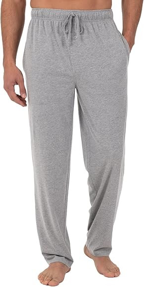Fruit of the Loom Men's Extended Sizes Jersey Knit Sleep Pajama Lounge Pant (1 & 2 Packs) | Amazon (US)
