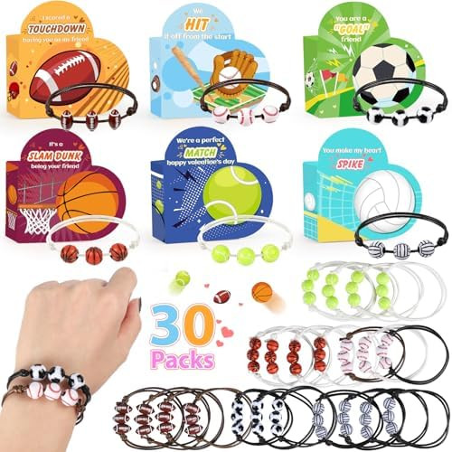 Valentines Day Gifts for Kids - 30 Pack Valentines Day Cards for Kids School Classroom Heart Boxe... | Amazon (US)