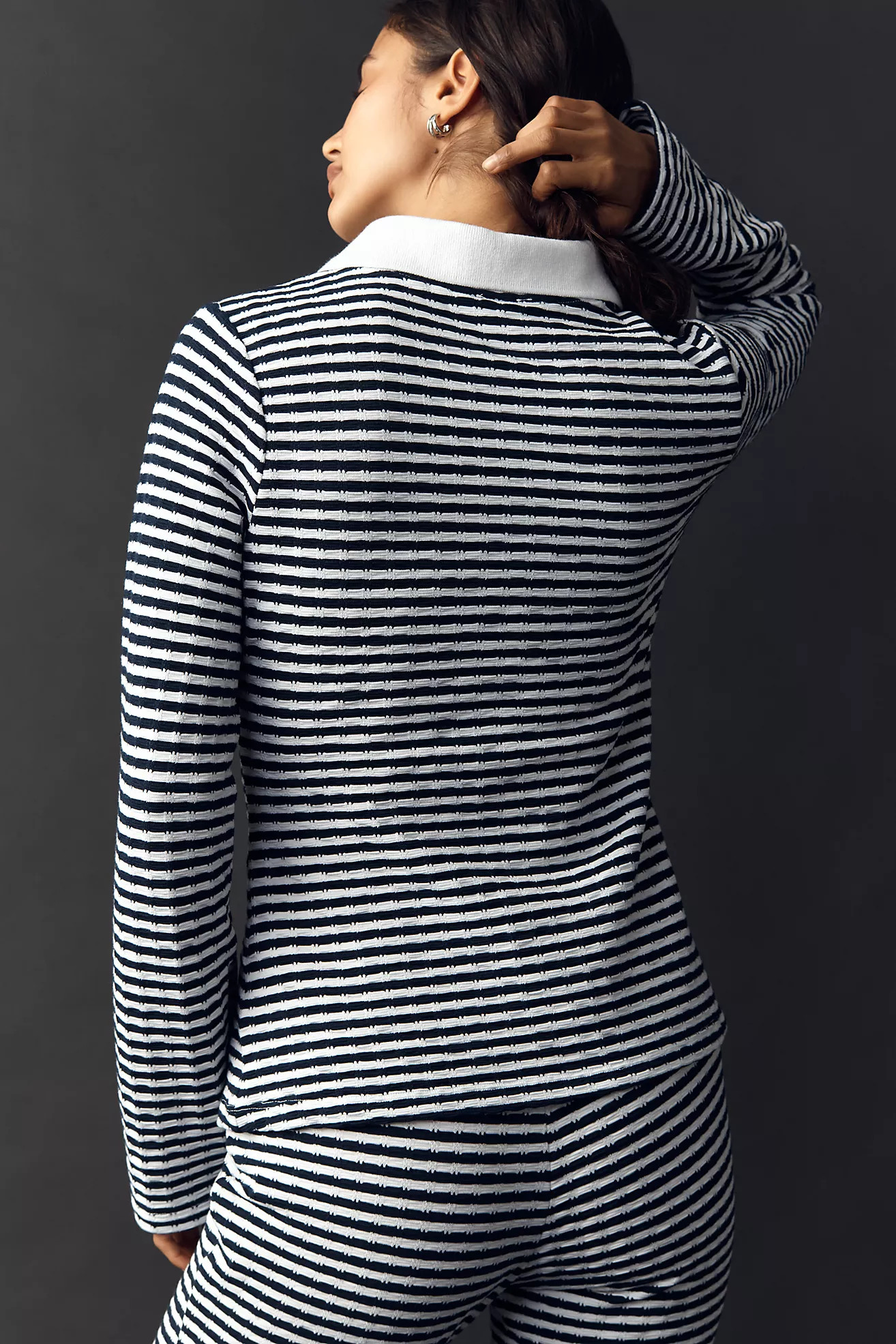 Maeve Long-Sleeee Collared Buttondown Top | Anthropologie (US)