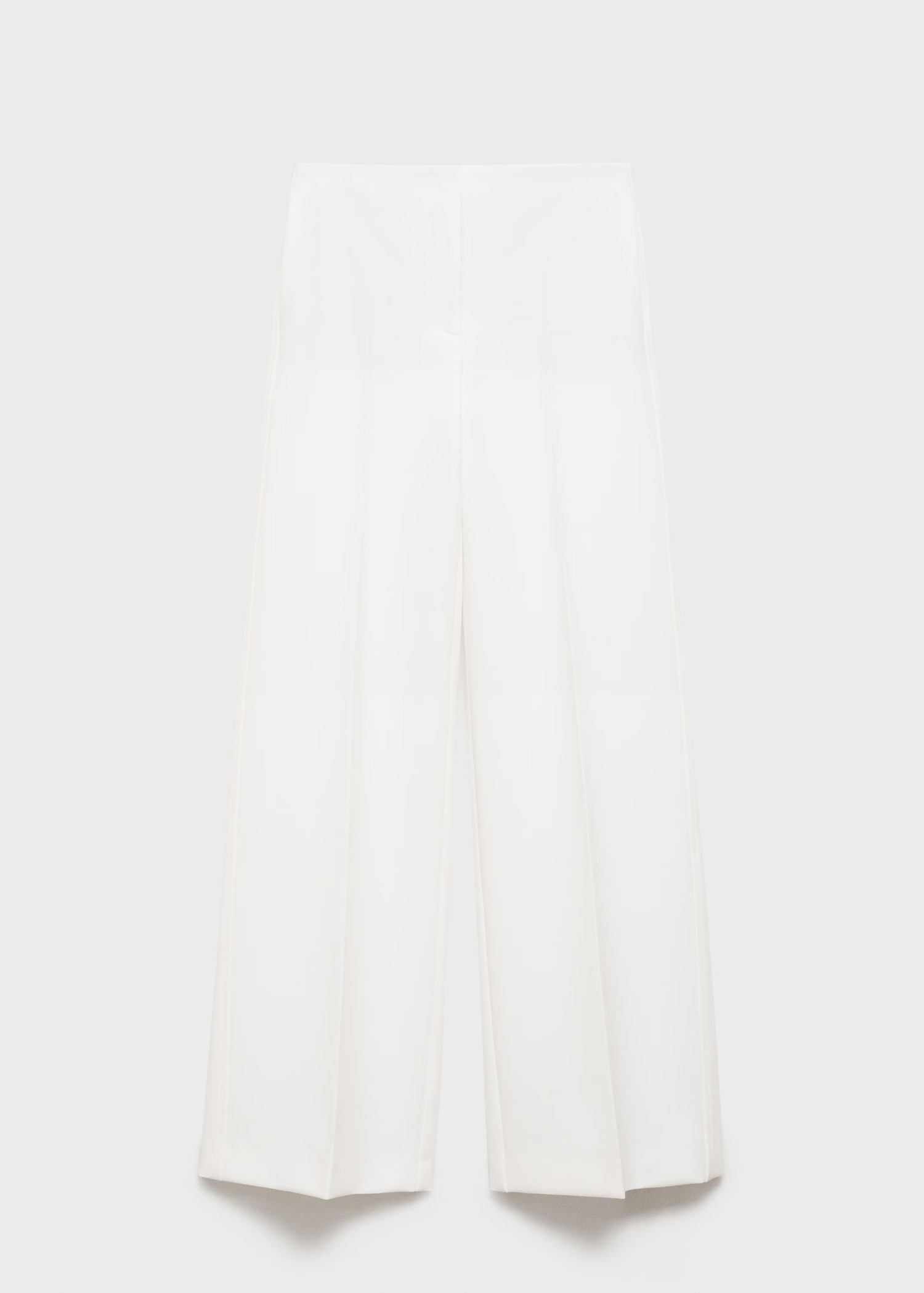 Flowy straight-fit trousers - Woman | MANGO United Kingdom | MANGO (UK)