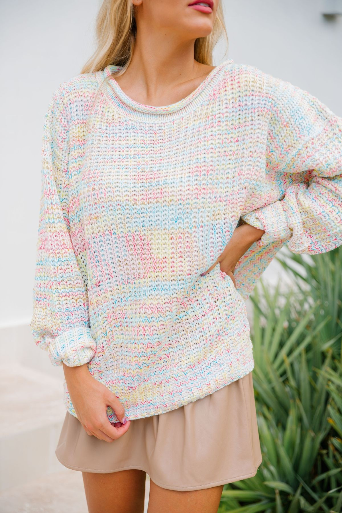 COTTON CANDY KNIT SWEATER | Judith March