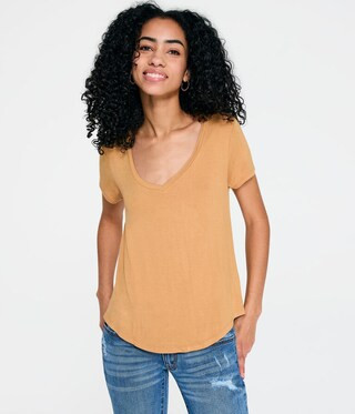 Seriously Soft V-Neck Tee | Aeropostale