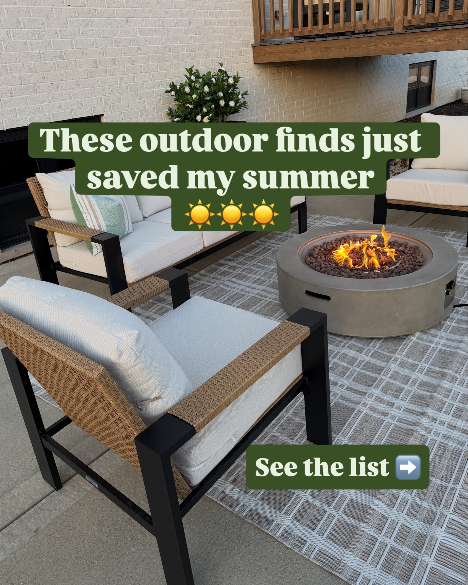 These outdoor finds just saved summer 🙌

A round up of affordable outdoor decor and patio must haves that will help you enjoy summer 🏡☀️ I’m so happy with our new outdoor dining set and solar umbrella. It’s perfect for enjoying meals outside! And we’ve been using our fire pit so much! 🙌

#LTKSaleAlert #LTKHome