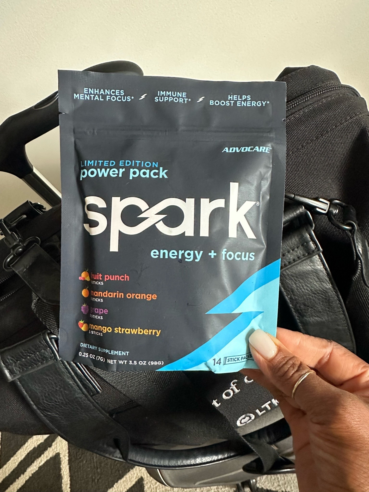 Spark Power Pack = ENERGY + FOCUS in one! 
LIMITED EDITION — while supplies last!

#SparkEnergy #EnergyAndFocus #DietarySupplement #EnergyDrink #FocusSupport #xoJalonda

#LTKselfcare #LTKmorningroutine #LTKActive