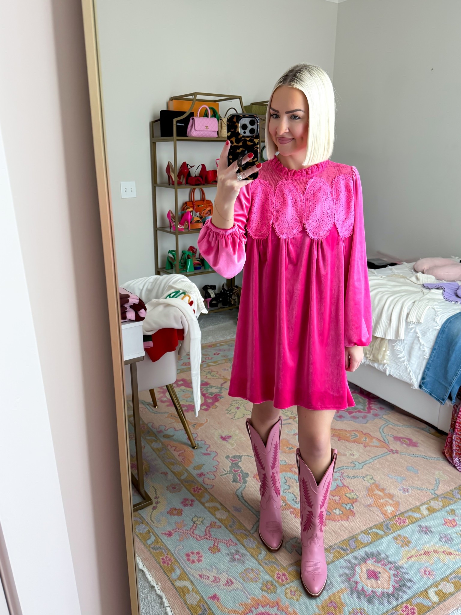 Pink velvet dress / amazon pink velvet dress / Valentine’s Day velvet dress / Valentine’s Day outfit 

#LTKootd #LTKPetite #LTKFindsUnder50