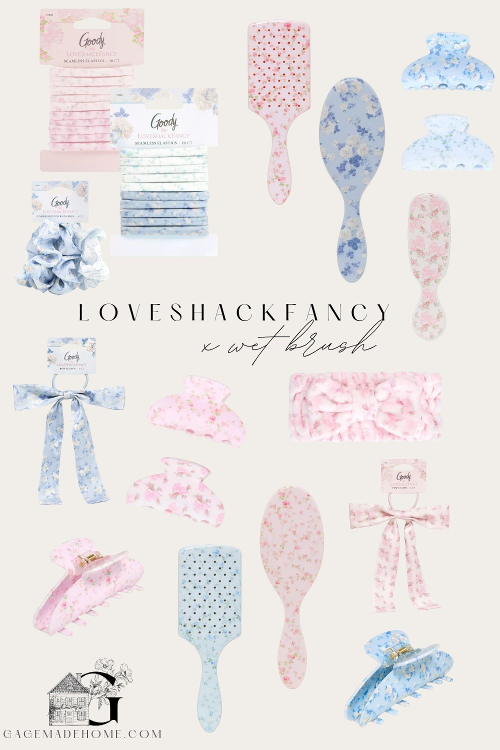 I am obsessed with the LoveShackFancy x Wet Brush collab line at Target! The vintage girly florals are the most darling of prints. The claw clips are great everyday staples and the gorgeous brushes are a fun little addition to my daily routine. Shop the collection here before it runs out! #loveshackfancy #wetbrush #hairtools #target #hairandbeauty #hairbrush #hairaccessories #hair

#LTKBeauty #LTKFindsUnder50