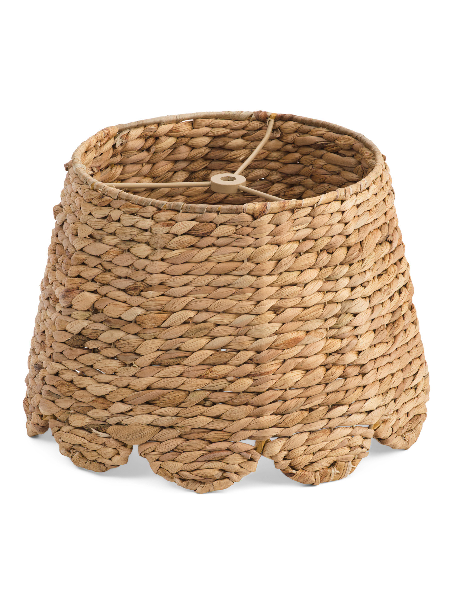 11in Scalloped Rattan Lamp Shade | Marshalls