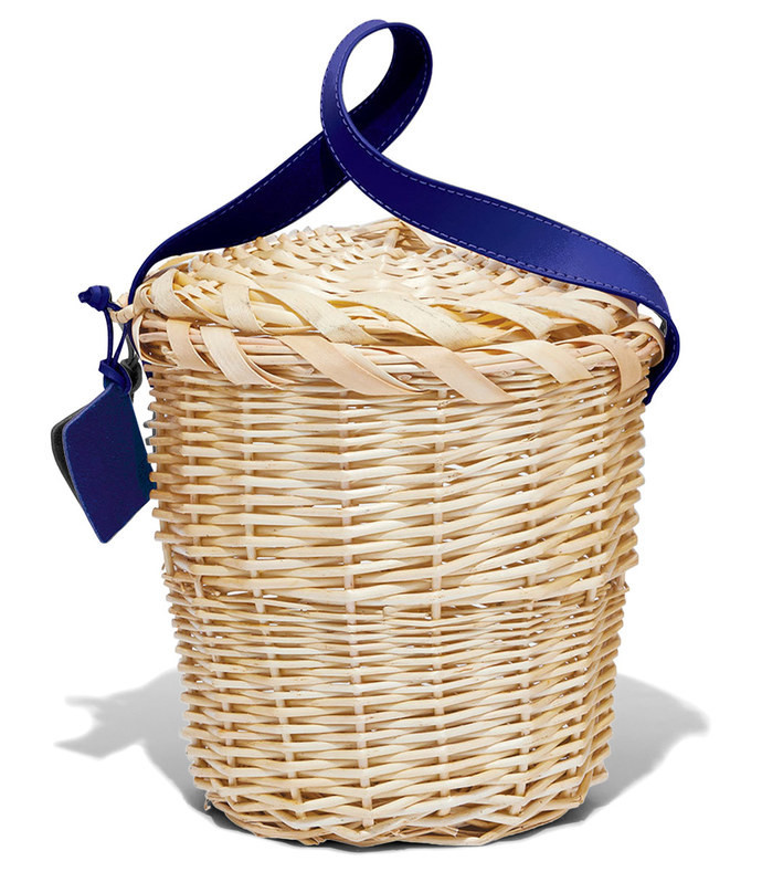 Blue Small Birkin Basket | Shop BAZAAR