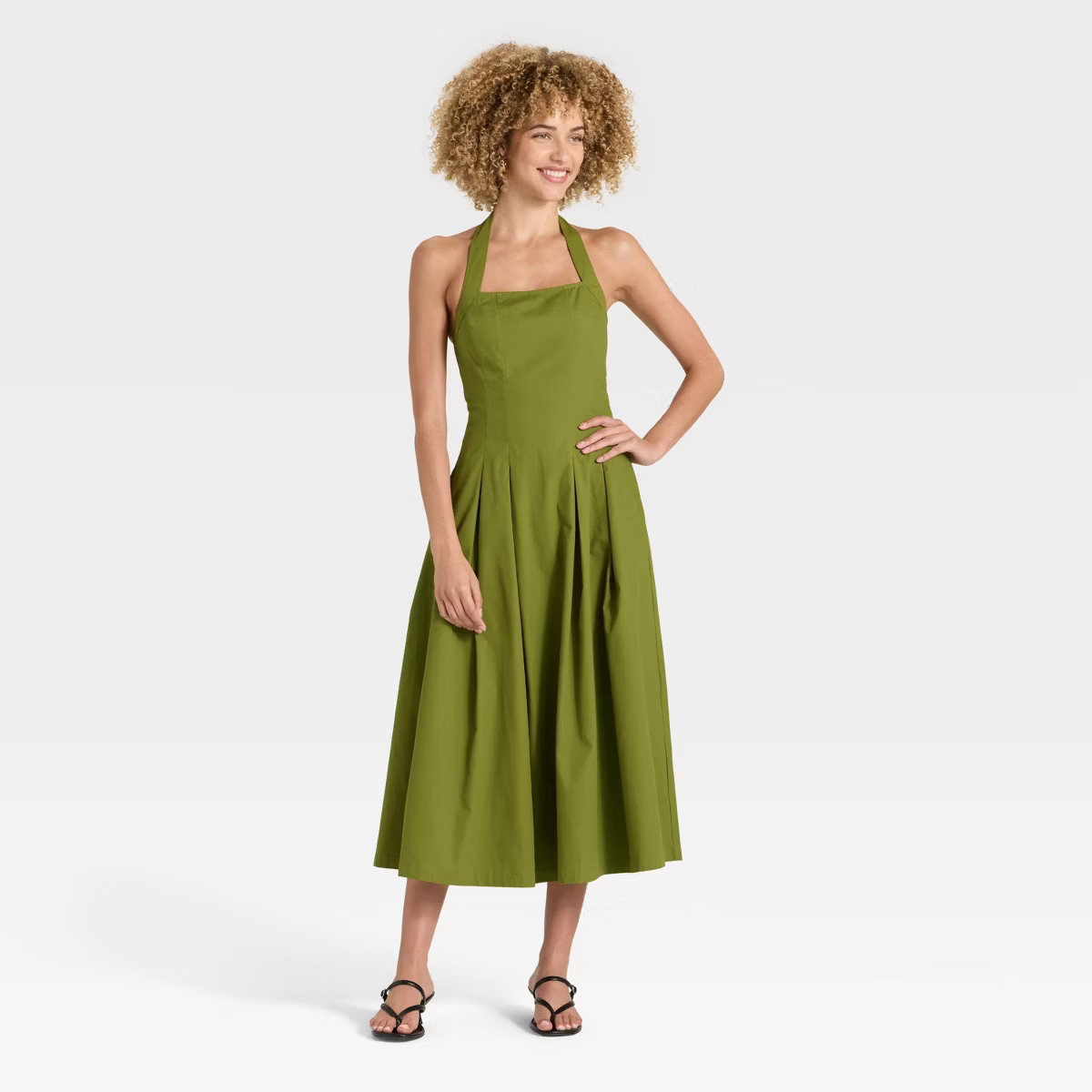 Women's Midi Halter Dress - A New Day™ | Target