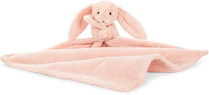 Jellycat Bashful Blush Bunny Baby Stuffed Animal Security Blanket | Amazon (US)