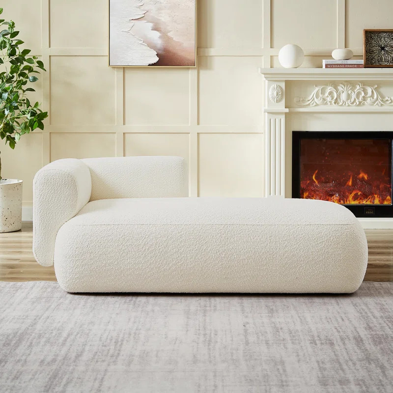 Christinia Upholstered Chaise Lounge | Wayfair North America
