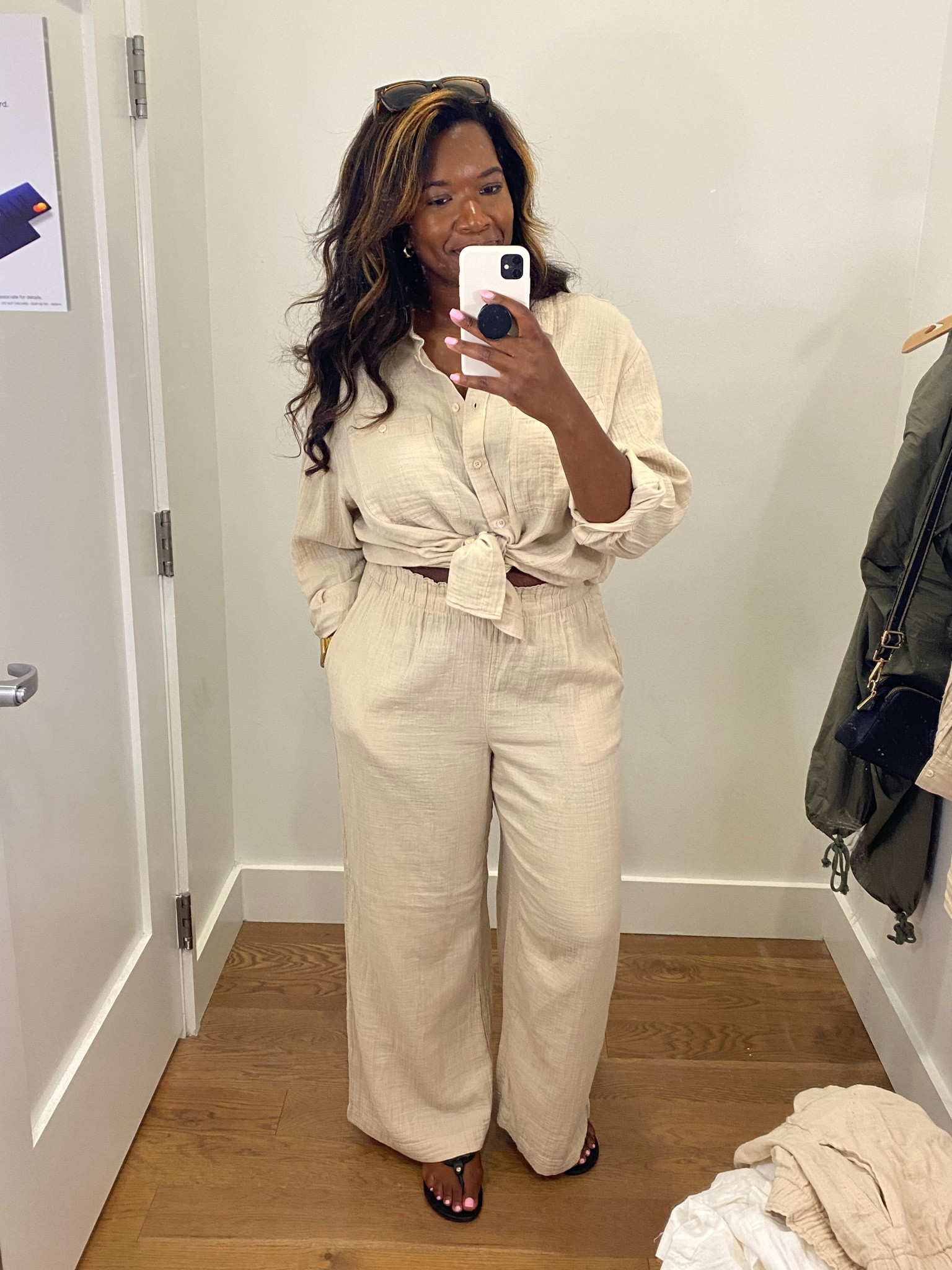 Fully in my linen era! Its so light and perfect for summer temps. Great alternative if jeans shorts are not your thing.

#LTKStyleTip #LTKSummerSales #LTKMidsize