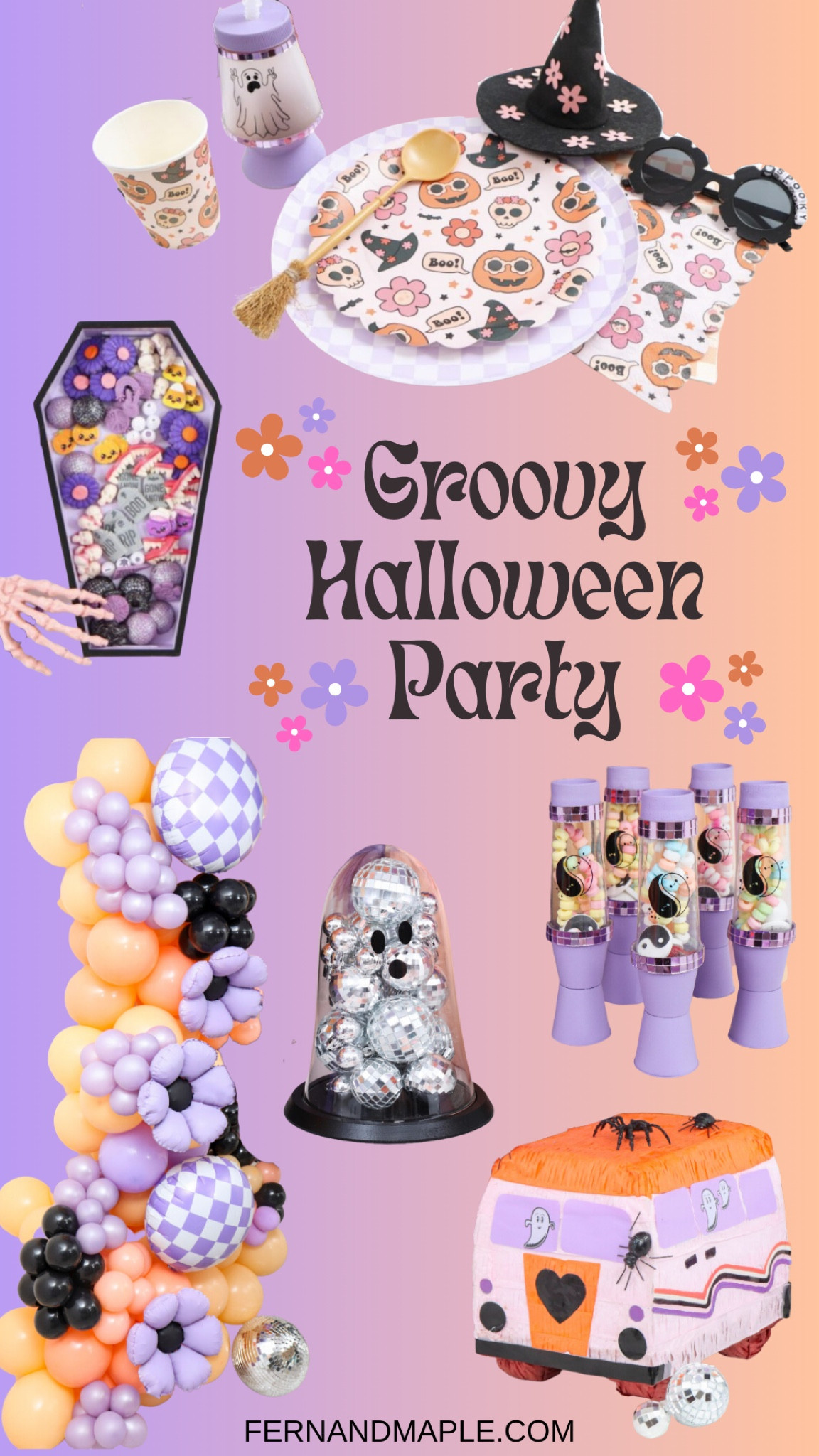 Set up a spooky groovy Halloween party with fun DIY decor!

#LTKhome #LTKparties #LTKHalloween