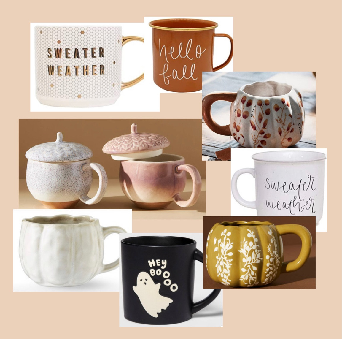 Favorite fall mugs! 

#LTKhome #LTKSeasonal #LTKHalloween