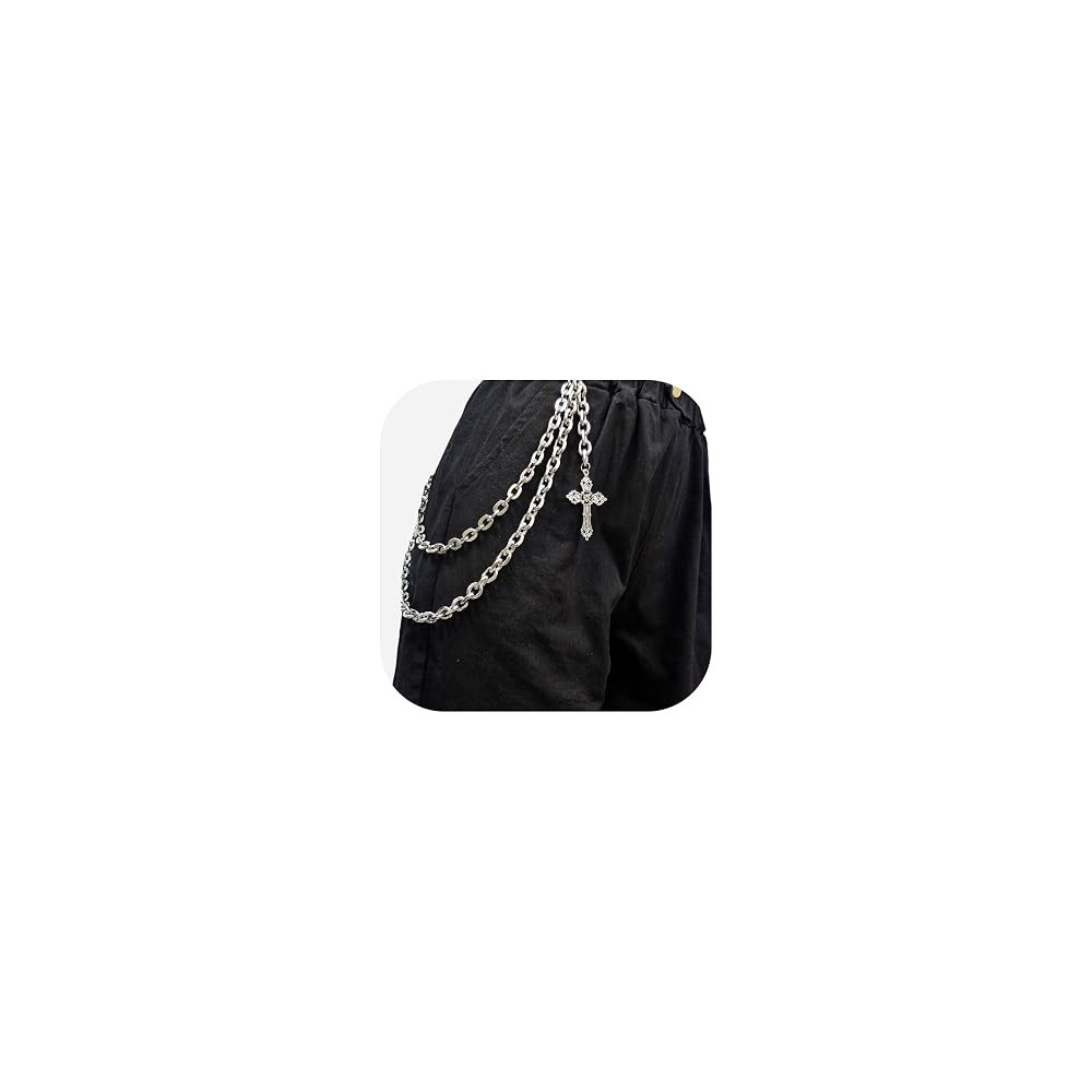 Pants Chain for Men Pocket Chain for Pants Jean Chains Biker Chains Hip Punk Jewelry for Women Tr... | Amazon (US)