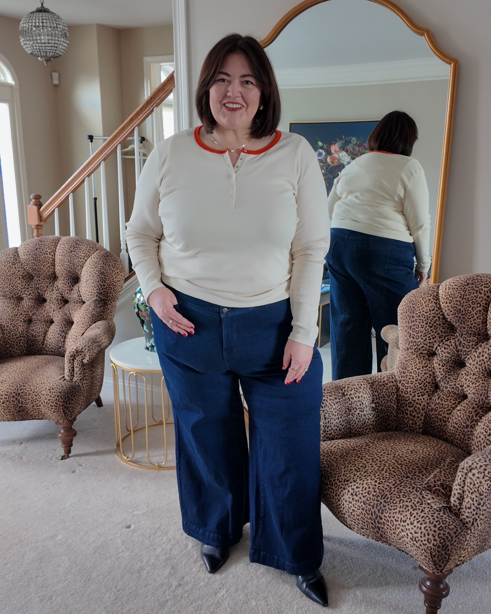 A casual Saturday outfit. I find casual clothes much harder to shop for in plus sizes than dress clothes. So these styles are winners that fill a hole in my wardrobe. Sizes 00-40 

#LTKOver40 #LTKPlusSize #LTKootd