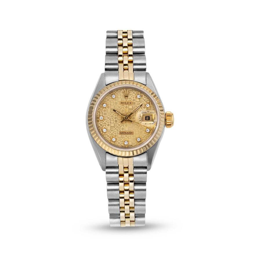Pre-owned Rolex Datejust Automatic Diamond Ladies Watch 69173 CJDJ | Jomashop.com & JomaDeals.com