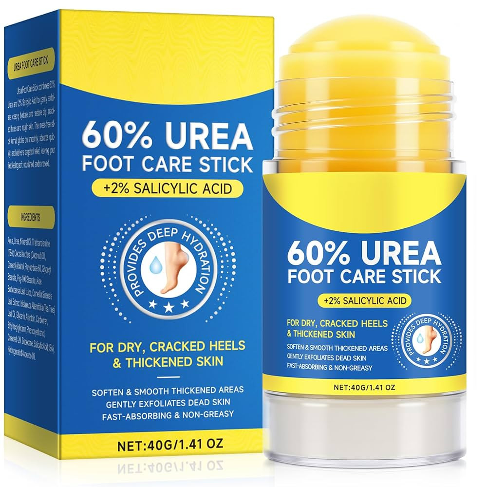 Urea Cream 60% Urea Cream 60% Foot Care Stick Deeply Moisturising and Fast Absorbing Gentle Exfol... | Amazon (US)
