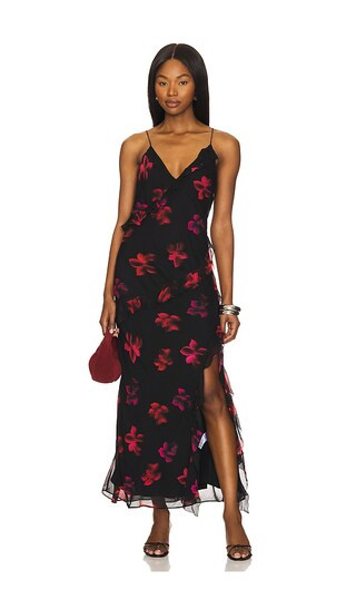 Kariselle Dress in Dark Azalea | Revolve Clothing (Global)