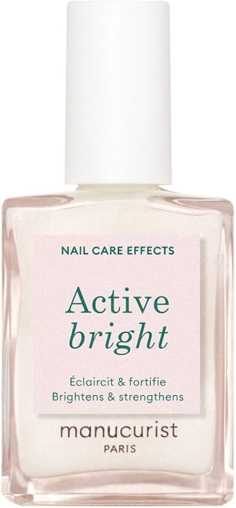 Manucurist Active Bright All in One Nail Perfector: Brightening Treatment Polish & Care - No Lamp... | Amazon (US)