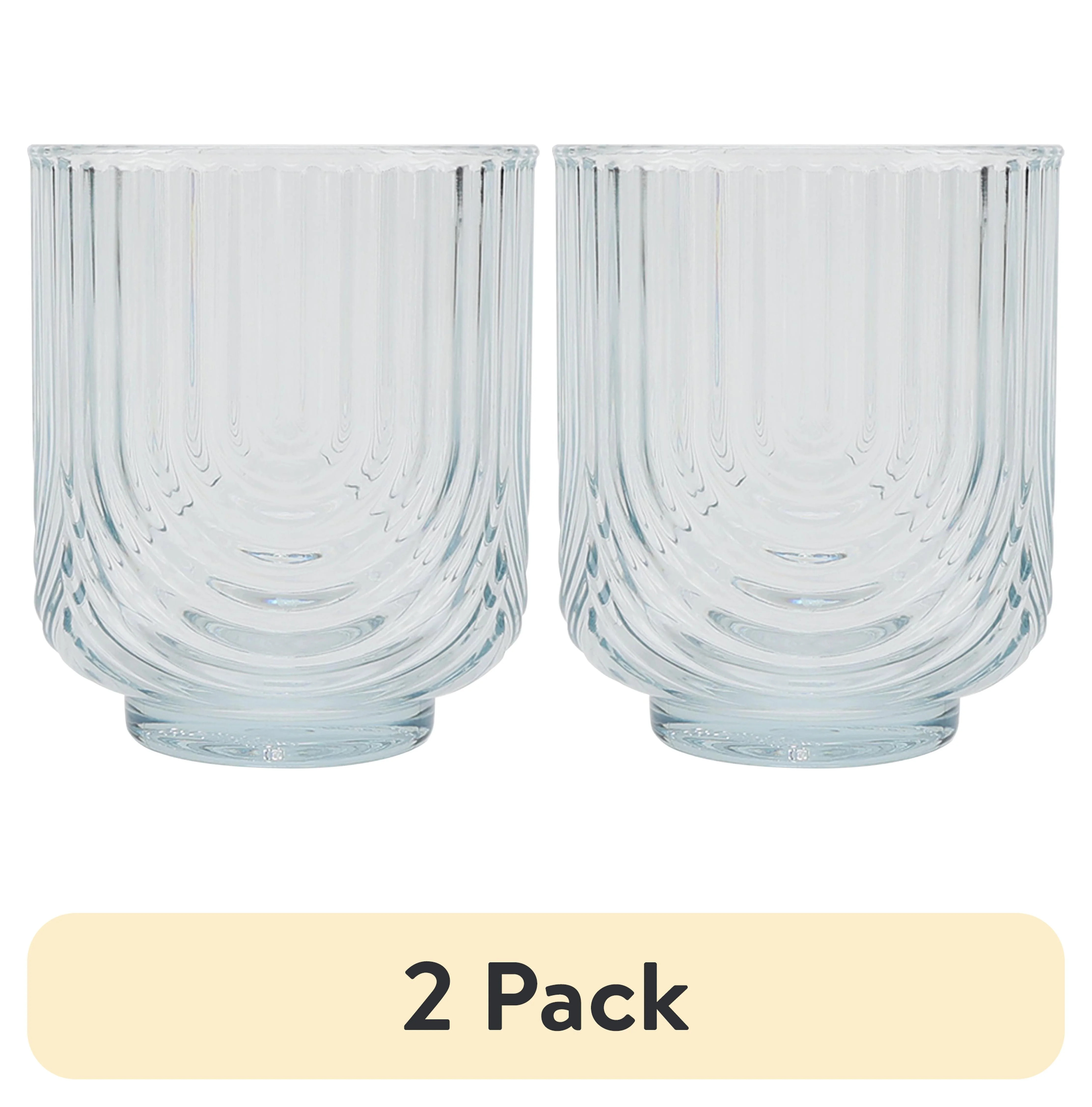 (2 pack) Better Homes and Gardens Tritan Plastic 14-Ounce Arch Tumbler, Teal | Walmart (US)