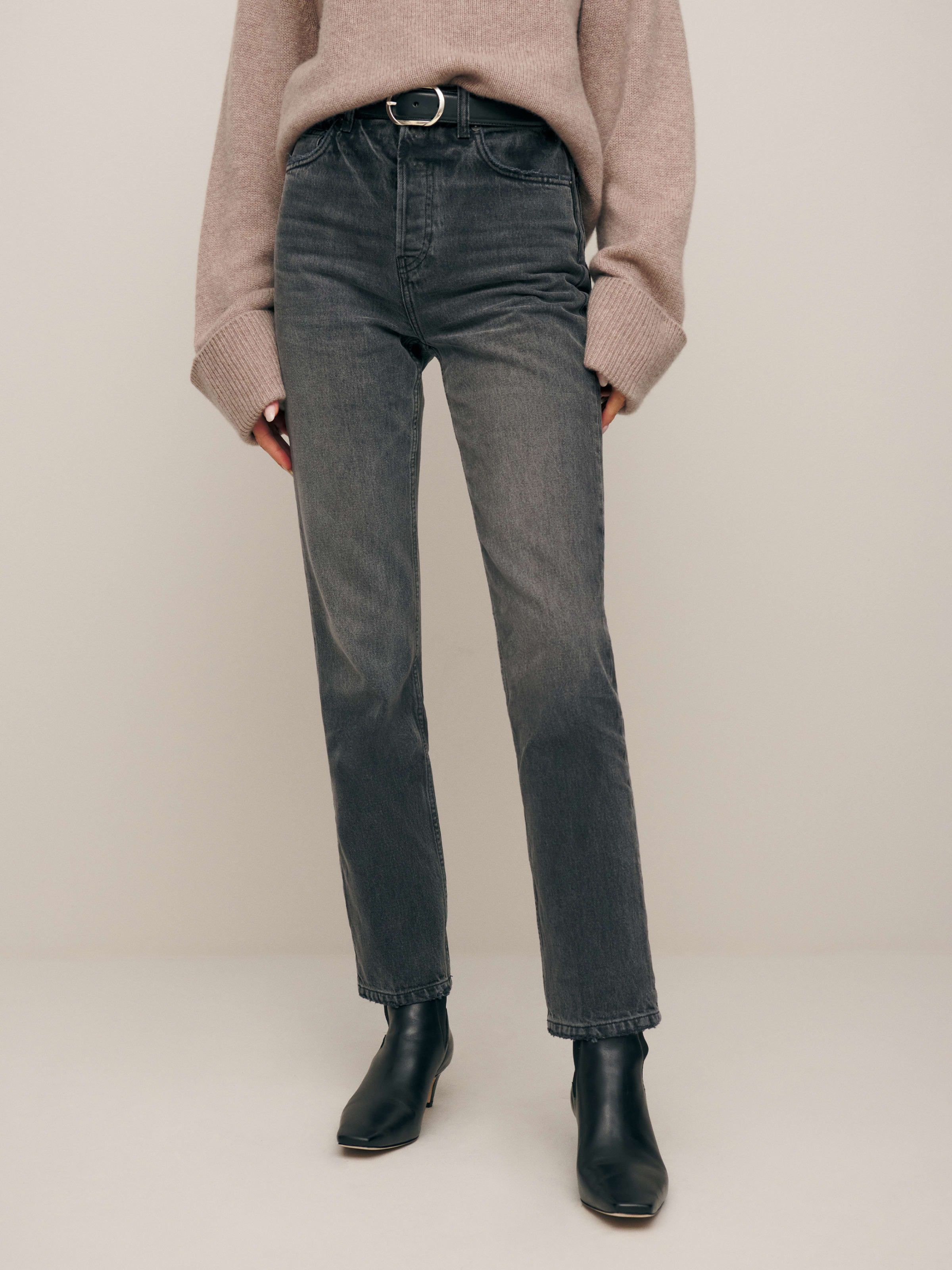 Cynthia High Rise Straight Jeans | Reformation (Global)