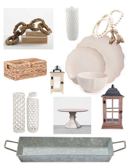 Looking for neutral decorating decor! Here are some of my favorite pics! Love these white plates, this wood chain, lanterns and so much more!

#LTKFind #LTKhome #LTKunder50
